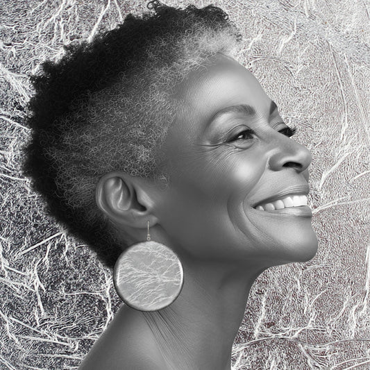 ASTRE DISC LARGE STATEMENT EARRINGS - ST030