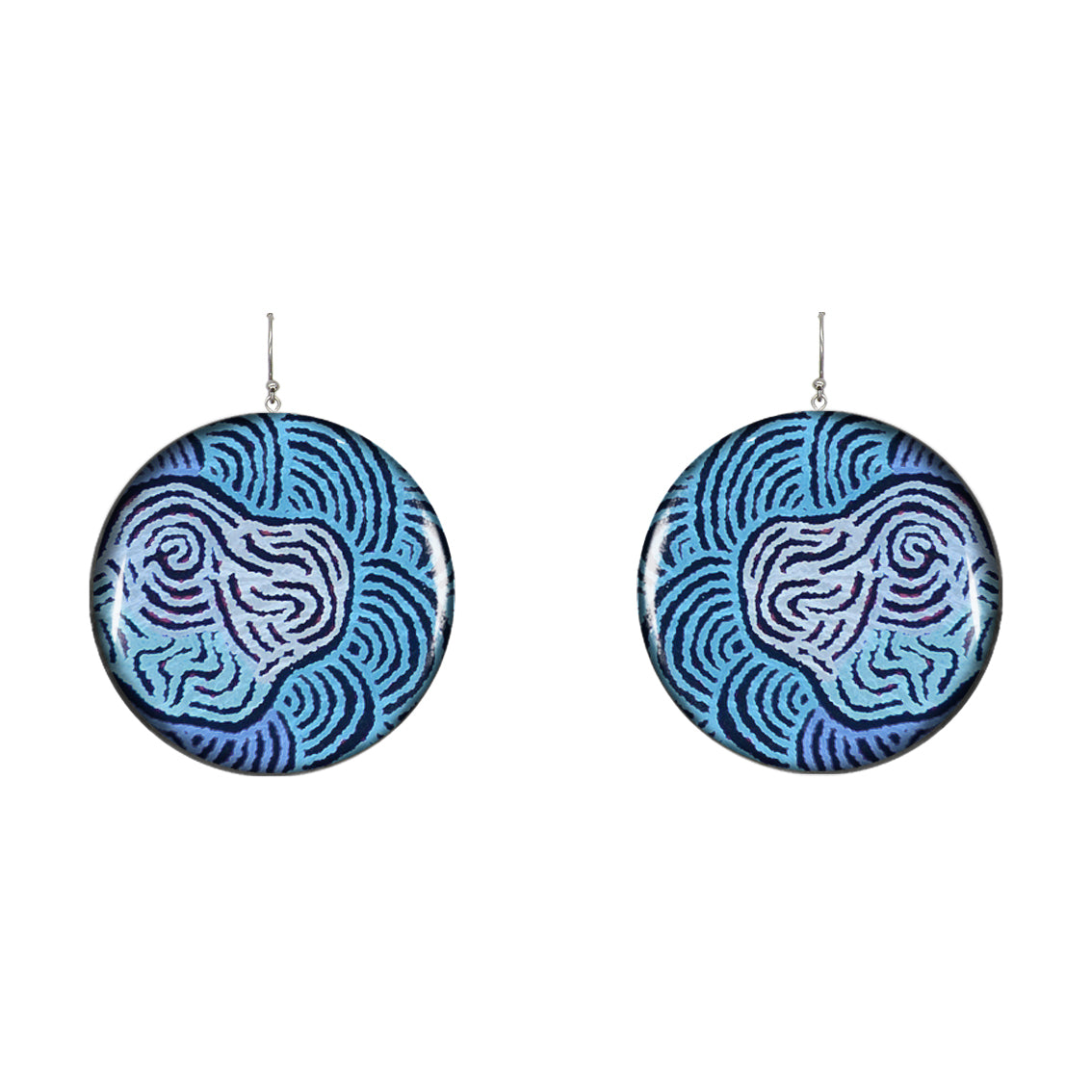 KIRSTY DISC LARGE STATEMENT EARRINGS - ST028