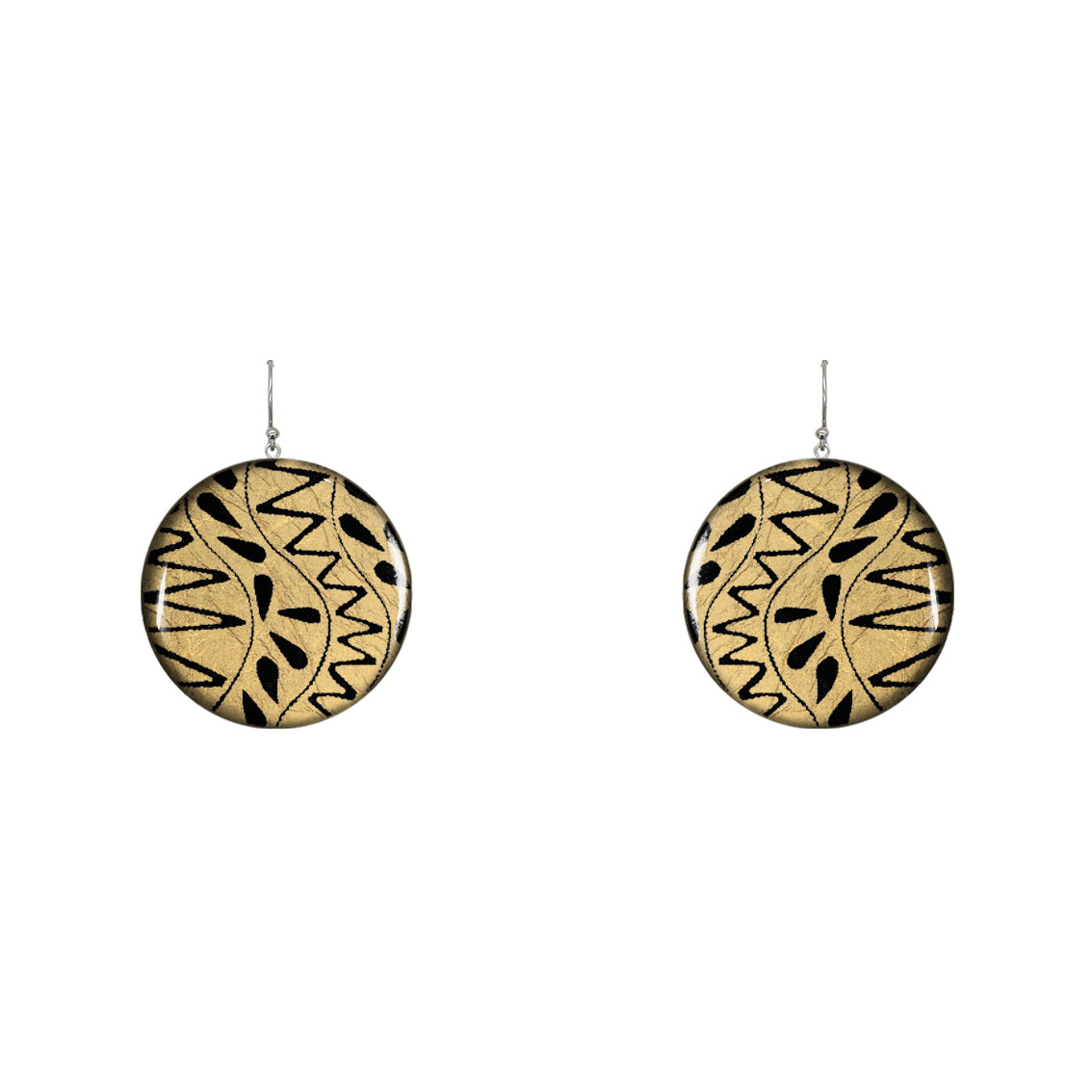 URSULA DISC MEDIUM STATEMENT EARRINGS - ST023