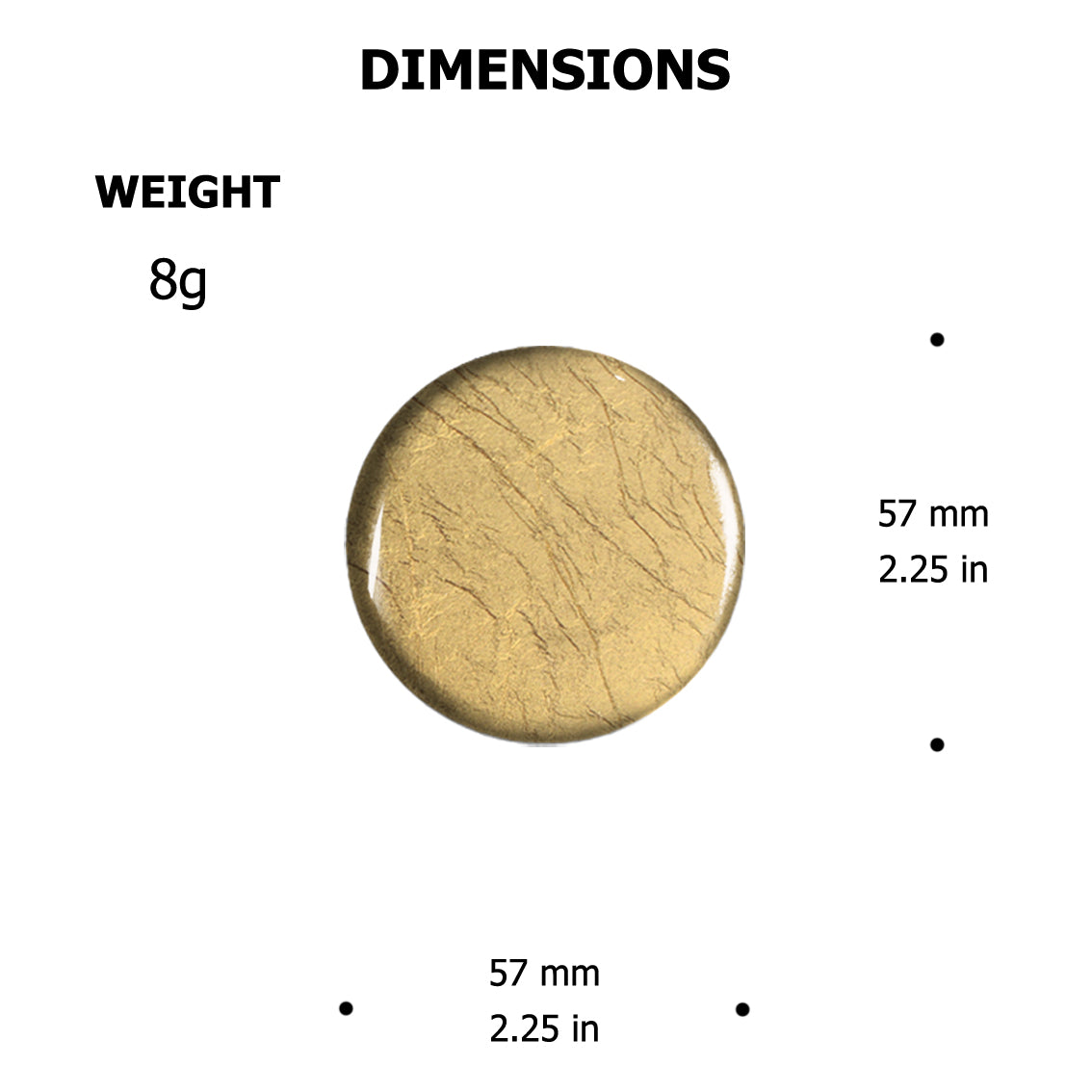 MEDITATION BLUE DISC LARGE STATEMENT EARRINGS - ST018