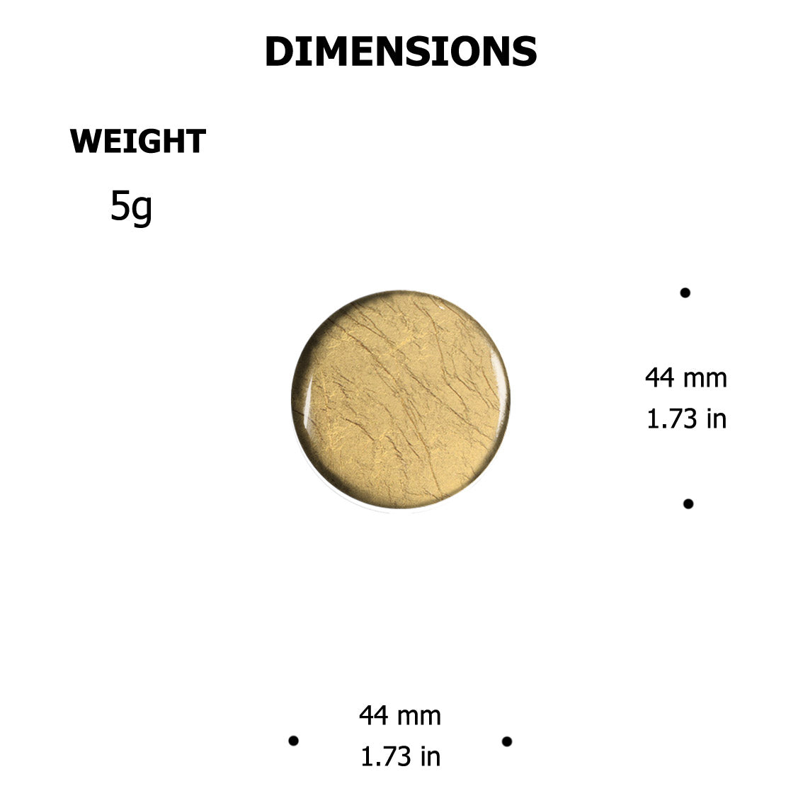 ASTRE DISC MEDIUM STATEMENT EARRINGS - ST017