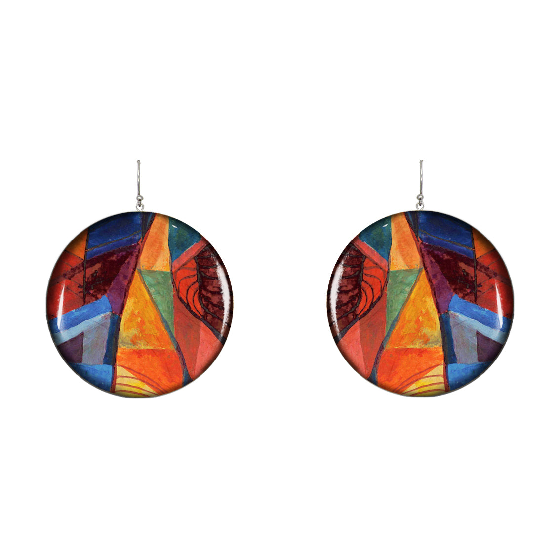 ENTRECHAT DISC LARGE STATEMENT EARRINGS - ST029
