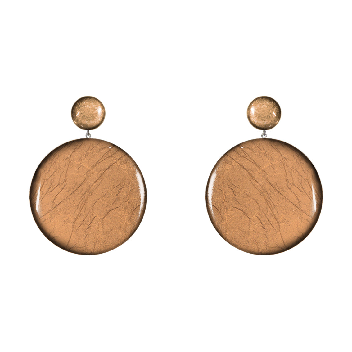 ASTRE DOUBLE DISC LARGE STATEMENT EARRINGS - ST042