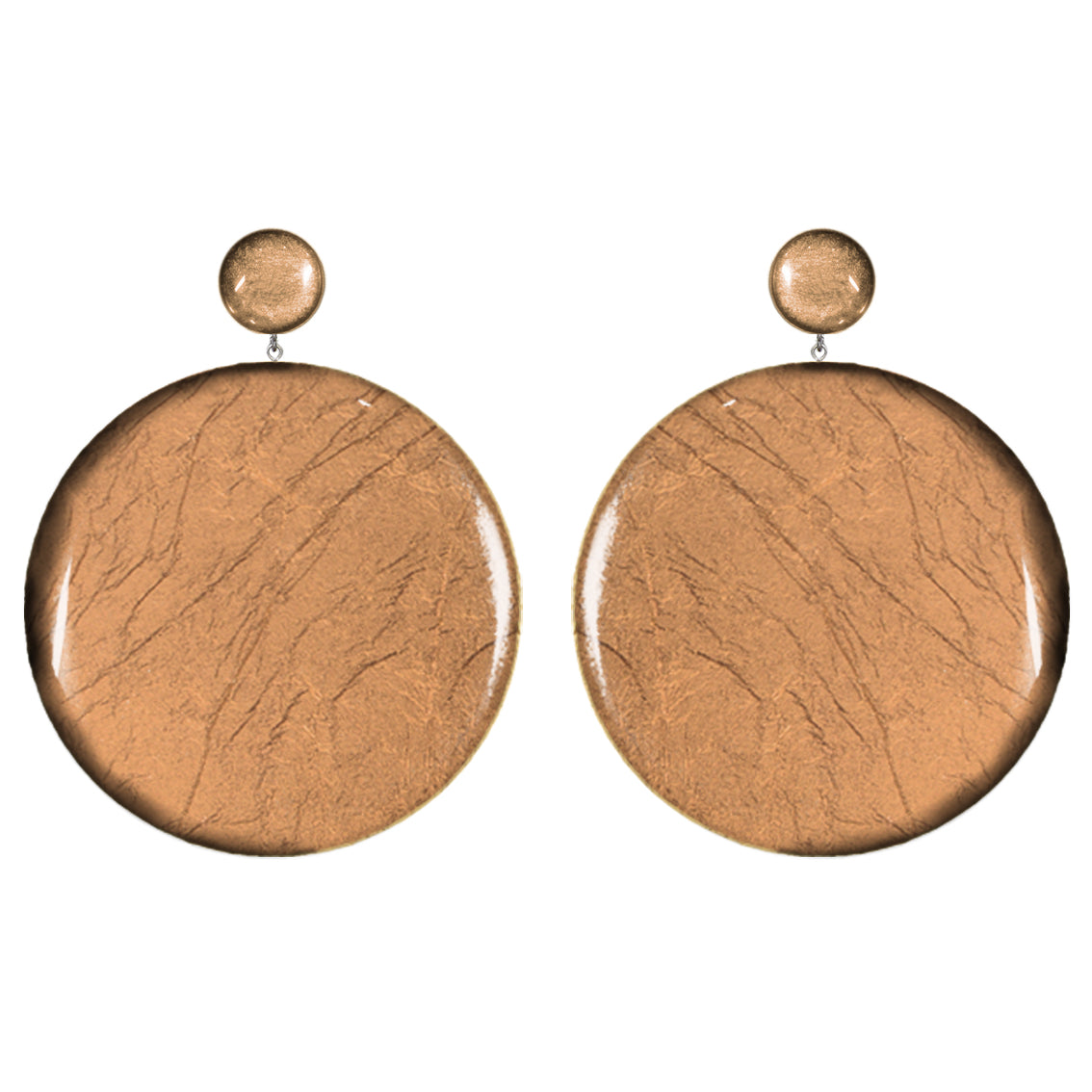 ASTRE DOUBLE DISC X LARGE STATEMENT EARRINGS - ST044