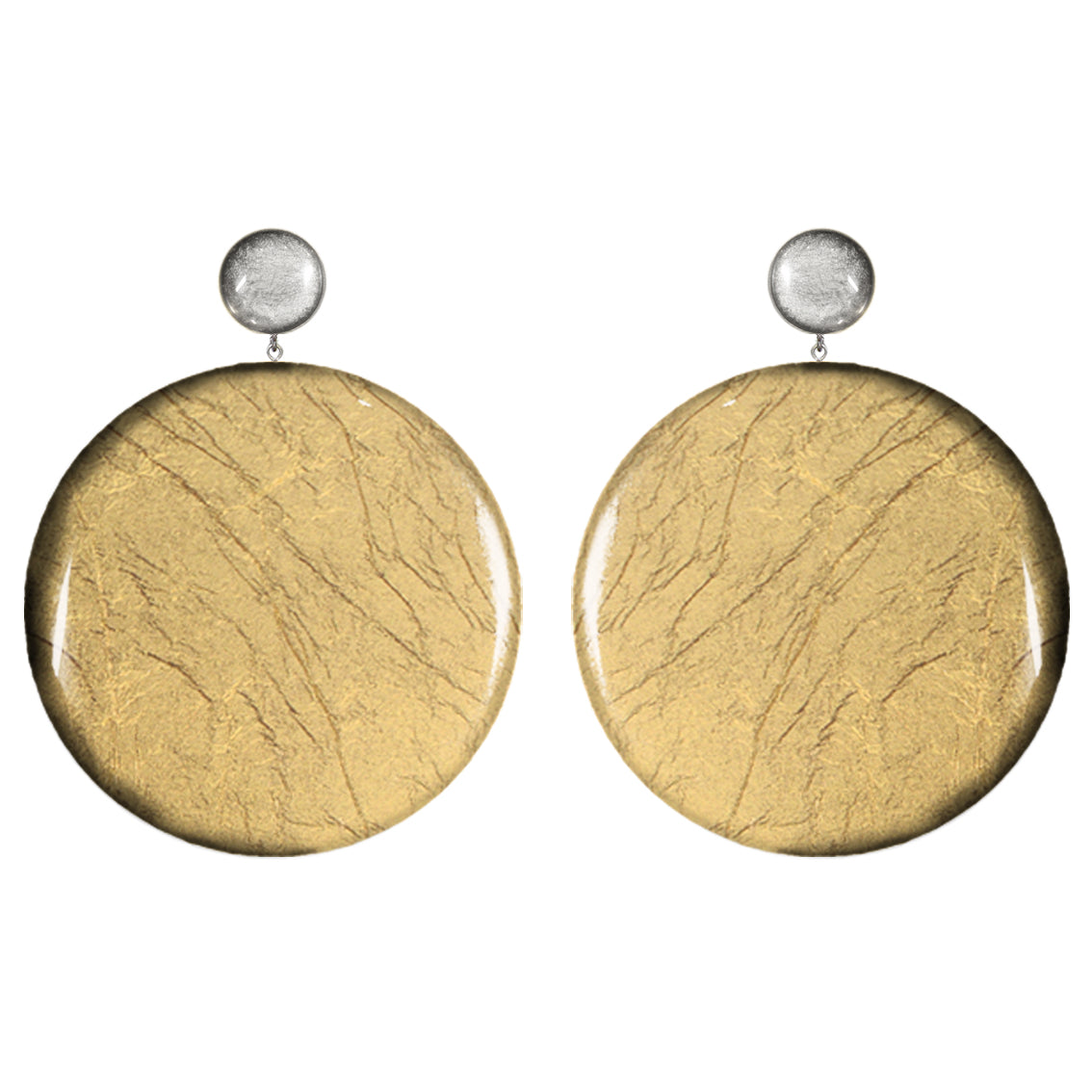 ASTRE DOUBLE DISC X LARGE STATEMENT EARRINGS - ST044
