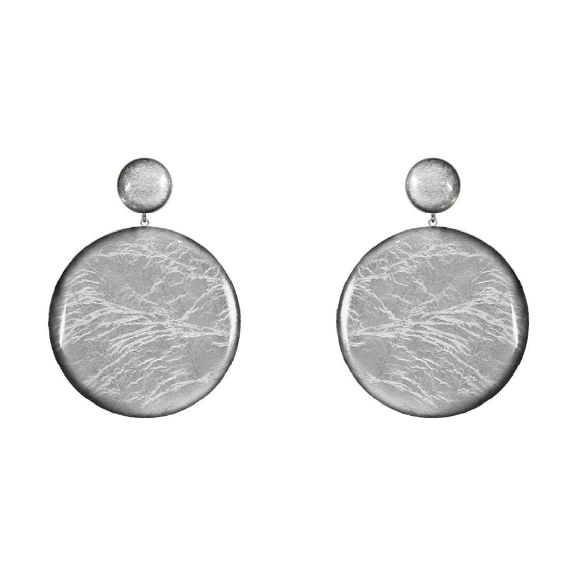 ASTRE DOUBLE DISC LARGE STATEMENT EARRINGS - ST042