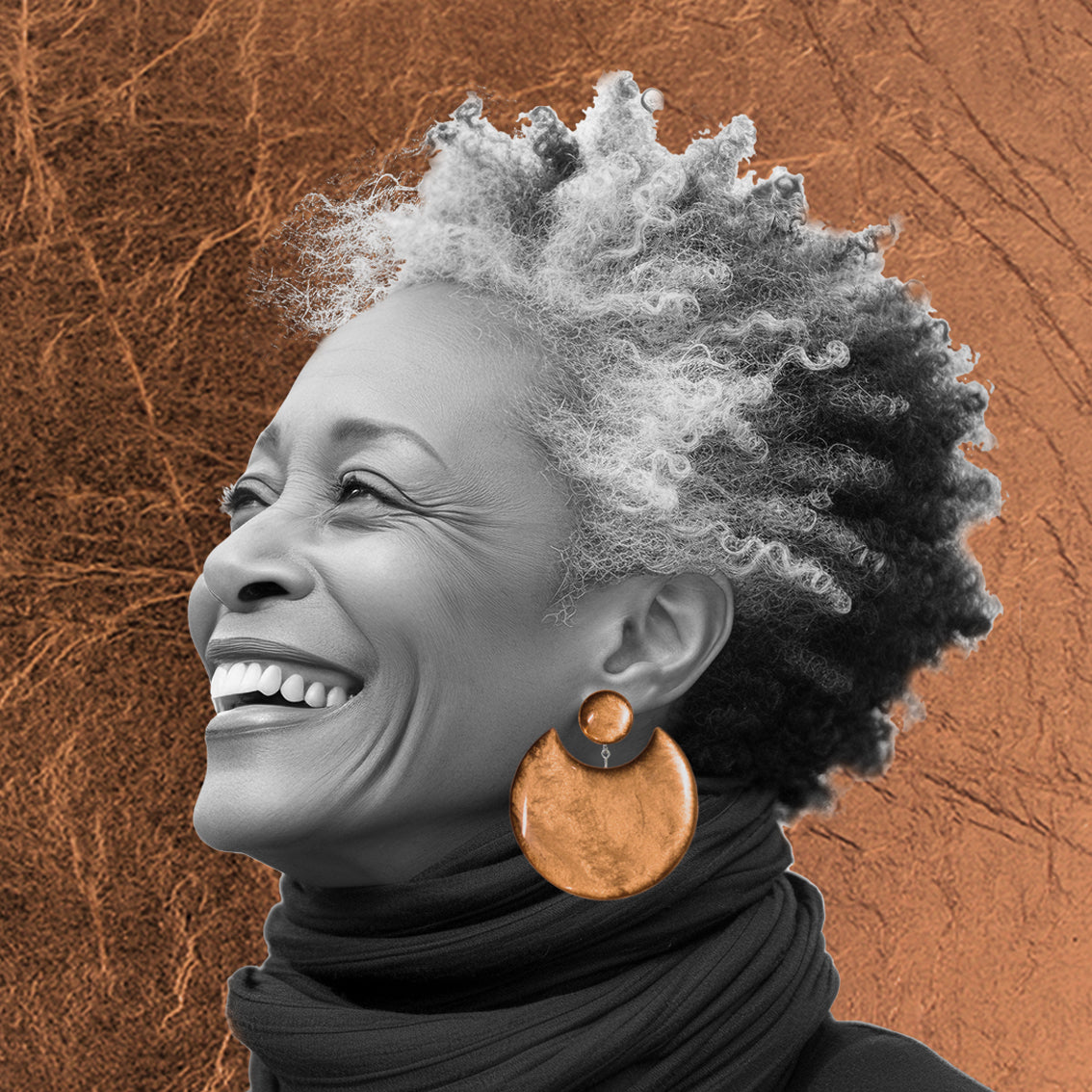 MOON ECLIPSE LARGE STATEMENT EARRINGS - ST010