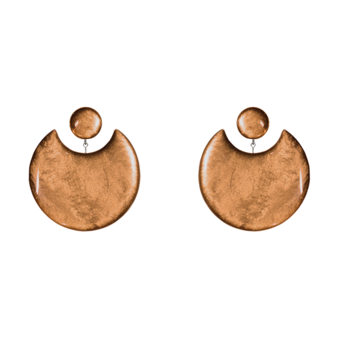 MOON ECLIPSE LARGE STATEMENT EARRINGS - ST010