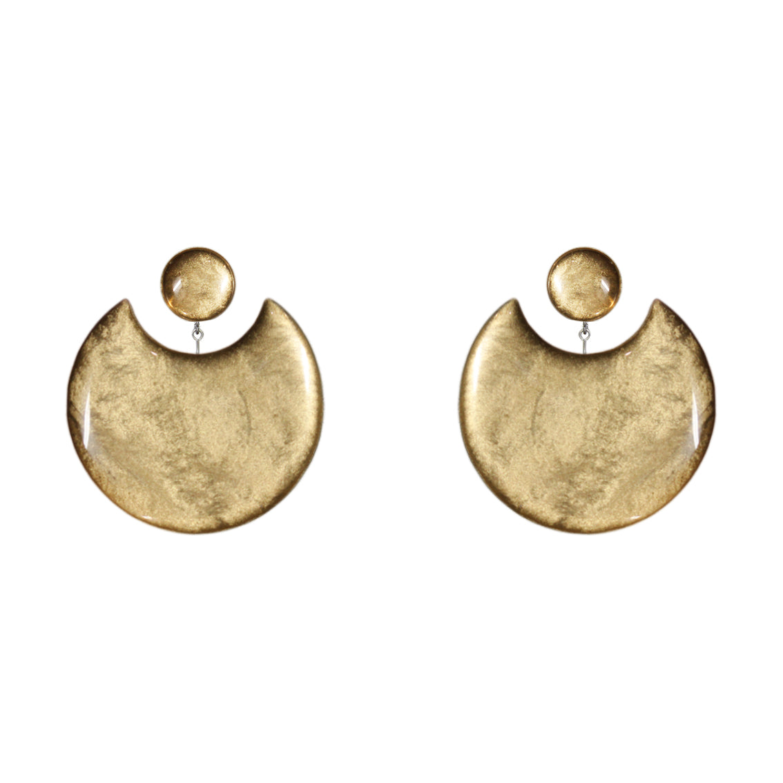 MOON ECLIPSE LARGE STATEMENT EARRINGS - ST010