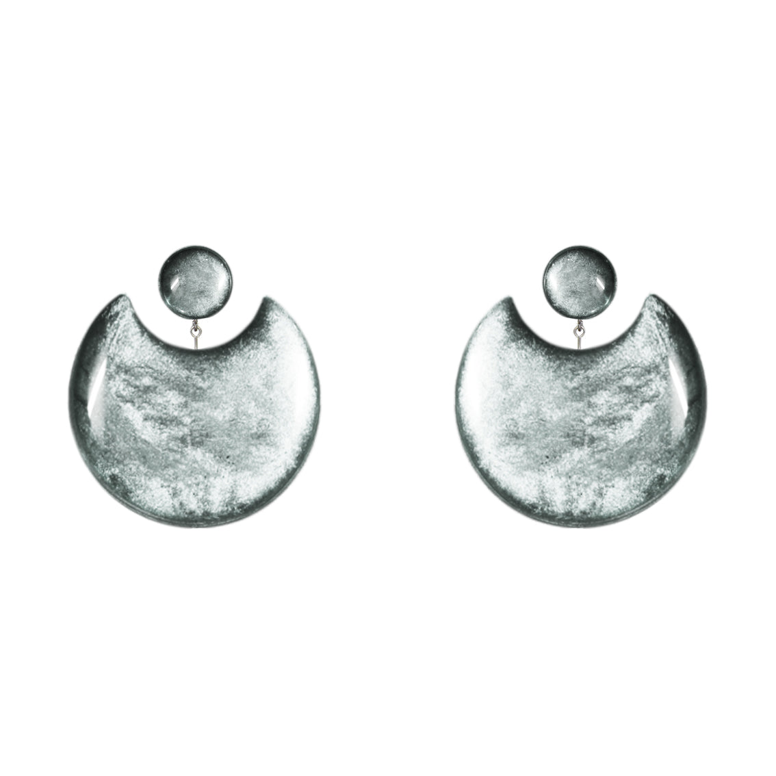 MOON ECLIPSE LARGE STATEMENT EARRINGS - ST010