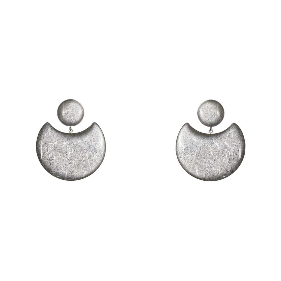 MOON ECLIPSE MEDIUM STATEMENT EARRINGS - ST008
