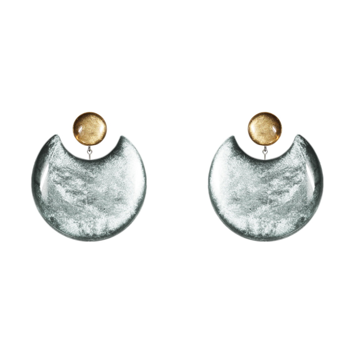 MOON ECLIPSE LARGE STATEMENT EARRINGS - ST010