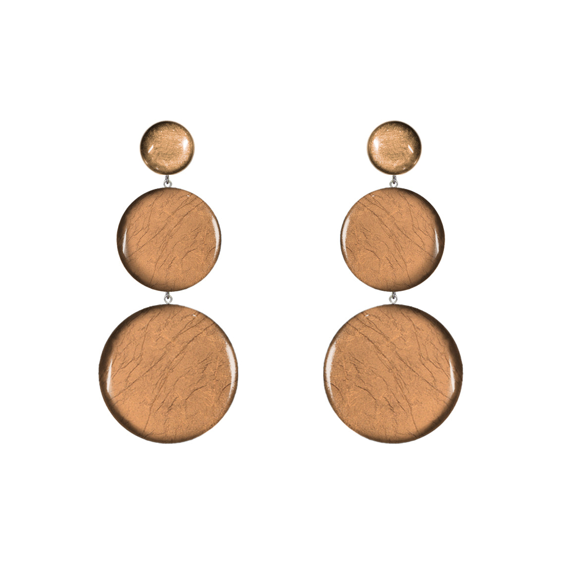 ASTRE TRIPLE DISC STATEMENT EARRINGS - ST047