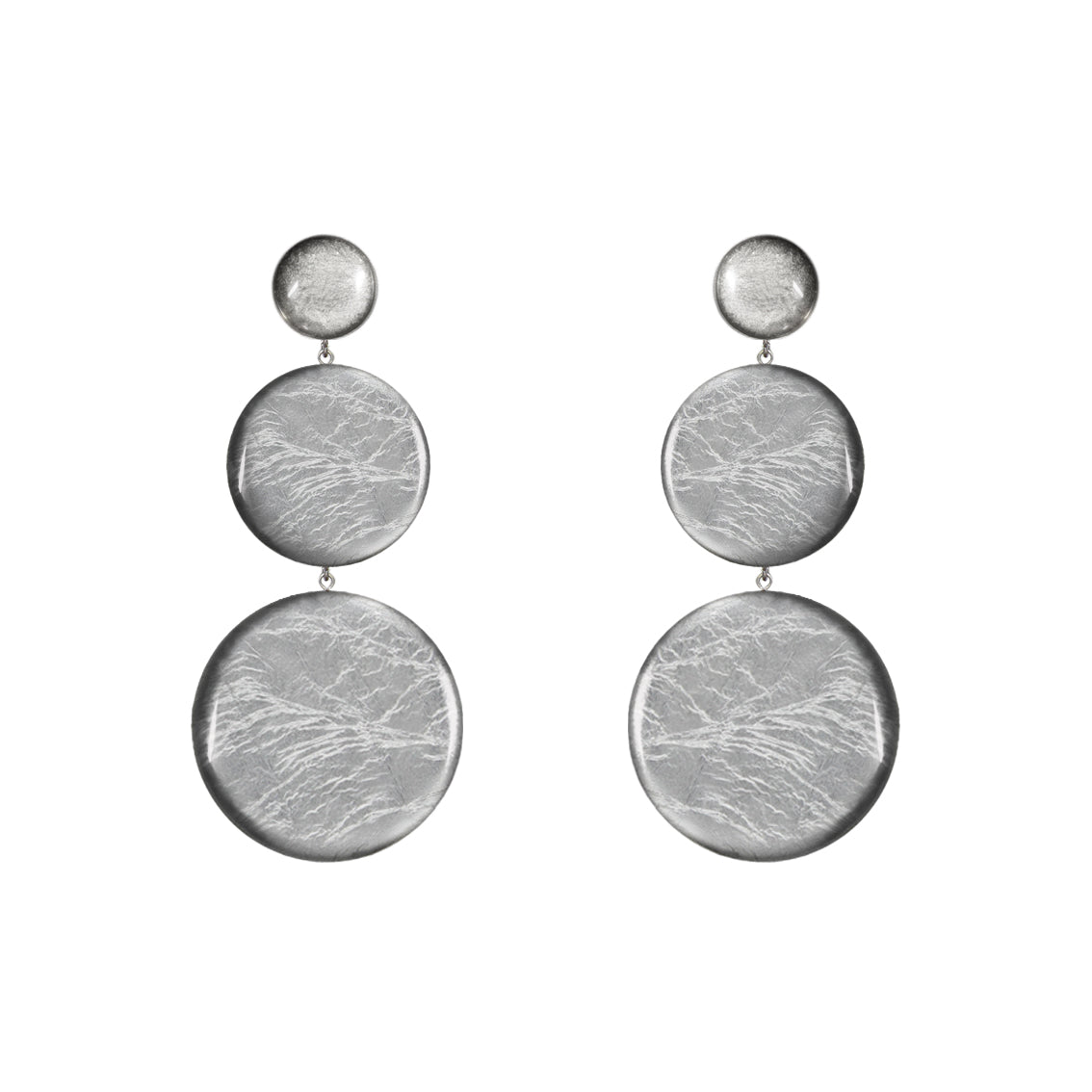 ASTRE TRIPLE DISC STATEMENT EARRINGS - ST047