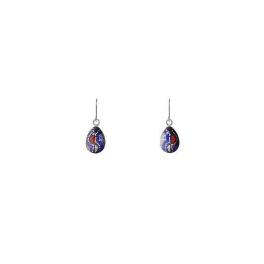 OTTO STAR BLUE XS DROP EARRINGS - SD482S - on Satchel