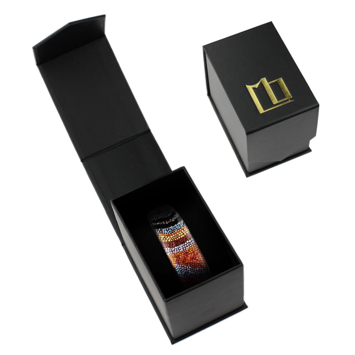 STAR ORANGE ADJUSTABLE NARROW BRACELET - SD209