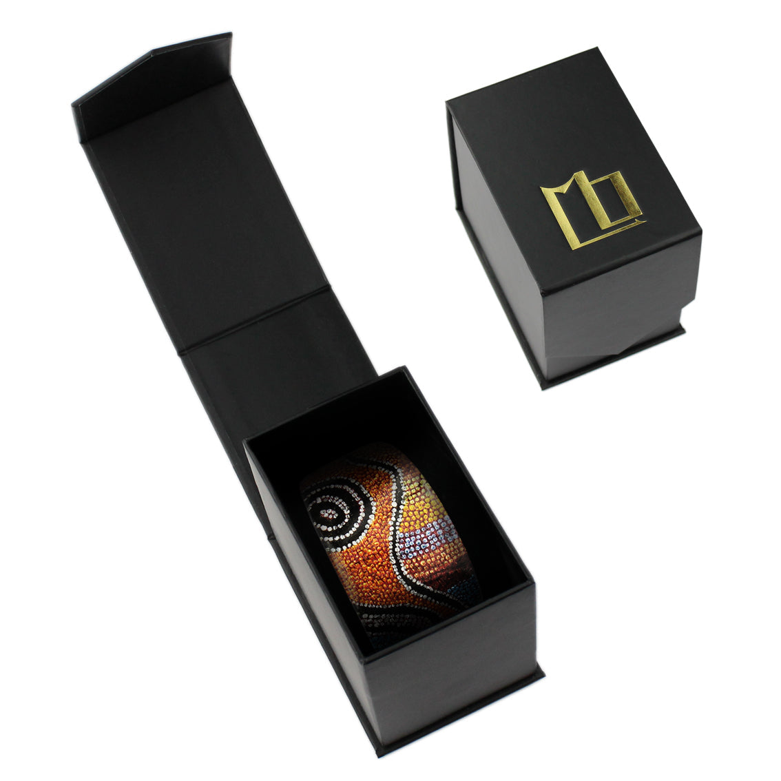 STAR ORANGE ADJUSTABLE WIDE BRACELET - SD210