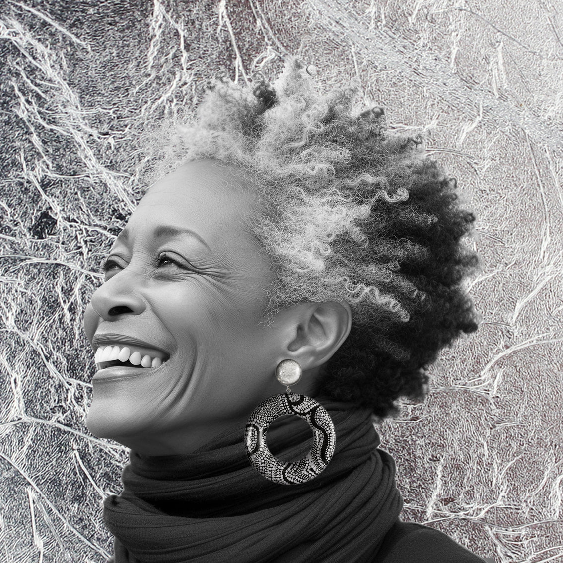 ATHENA OPEN CIRCLE LARGE STATEMENT EARRINGS - ST049