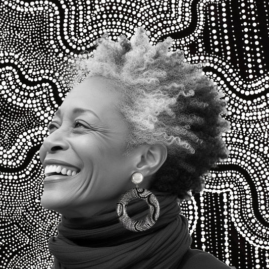 ATHENA OPEN CIRCLE LARGE STATEMENT EARRINGS - ST049