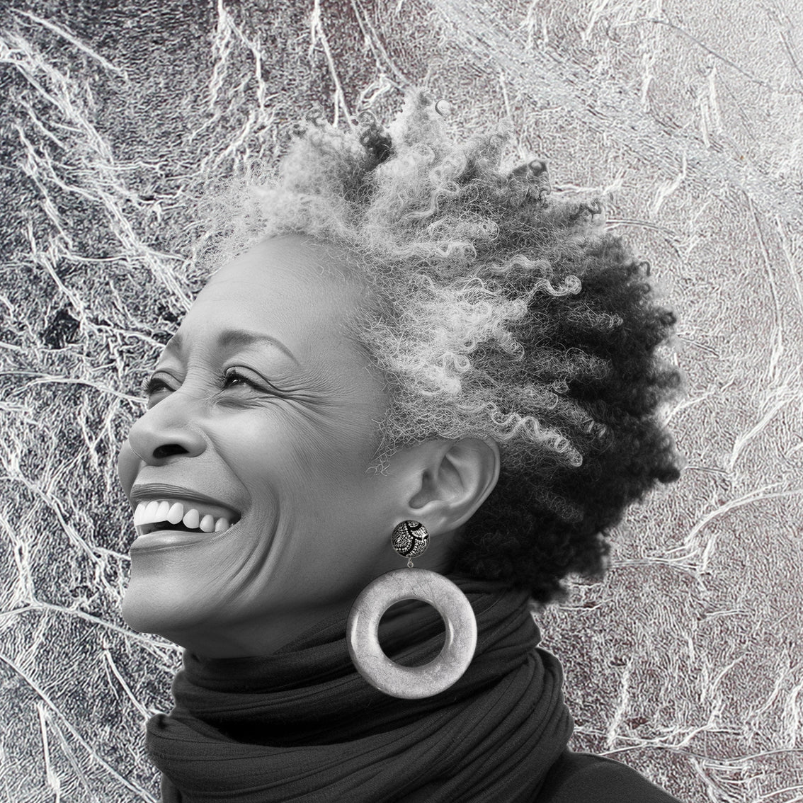 ATHENA OPEN CIRCLE LARGE STATEMENT EARRINGS - ST049