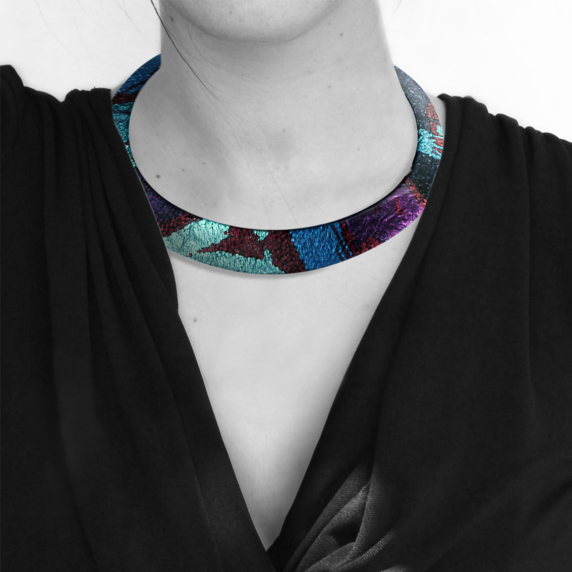 PAULINE BLUE EMU DREAMING ADJUSTABLE FITTED NECKLACE - SD281