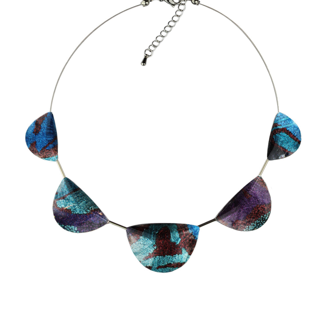 PAULINE EMU DREAMING BLUE ADJUSTABLE NECKLACE - SD280