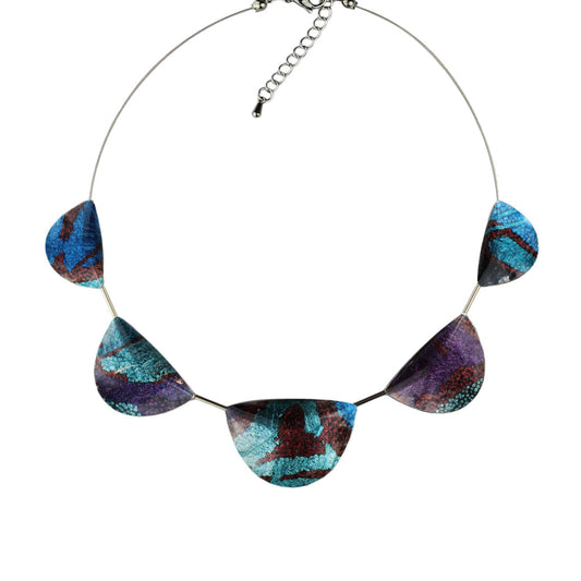 PAULINE EMU DREAMING BLUE ADJUSTABLE NECKLACE - SD280
