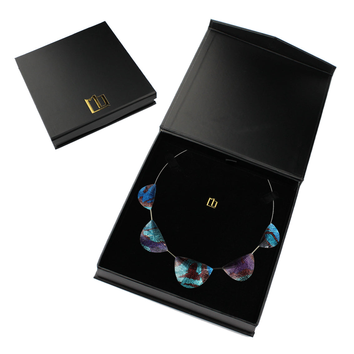 PAULINE EMU DREAMING BLUE ADJUSTABLE NECKLACE - SD280