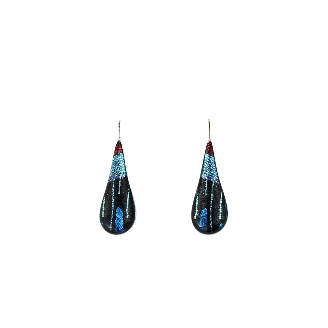 DANDLE DROP PAULINE EMU DREAMING LARGE BLUE EARRINGS - SD273