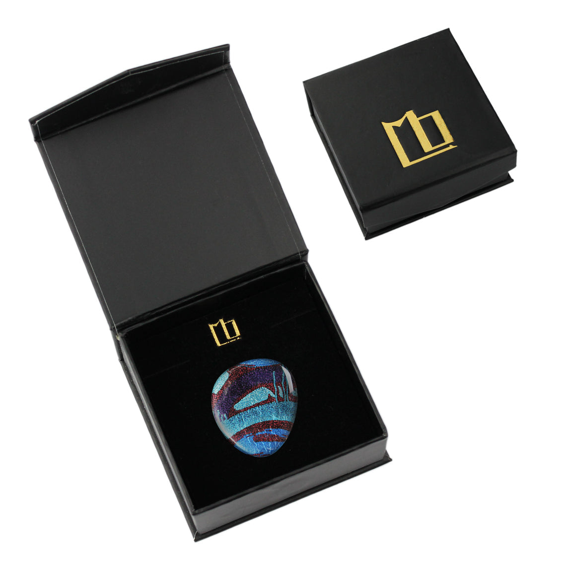 PAULINE EMU DREAMING BLUE STATEMENT ADJUSTABLE RING - SD287