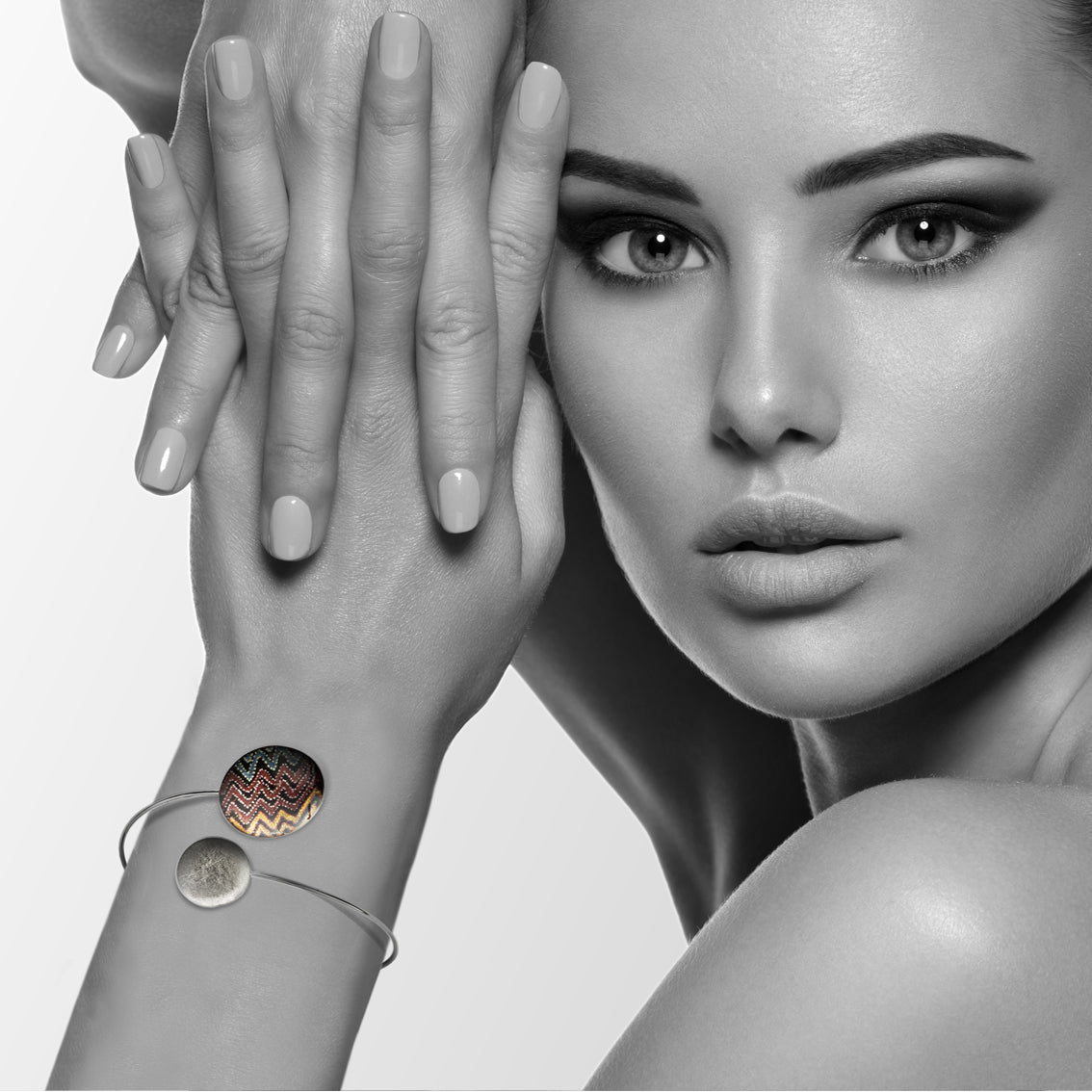 PAULINE GALLAGHER DESERT EARTHY COLORS ADJUSTABLE BRACELET - SD077