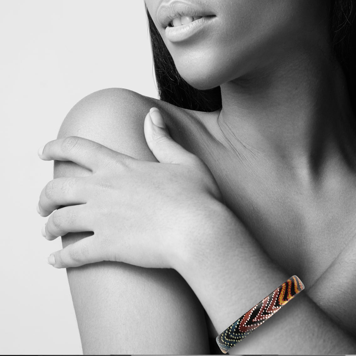 PAULINE GALLAGHER DESERT EARTHY COLORS ADJUSTABLE MINI  BRACELET - SD078