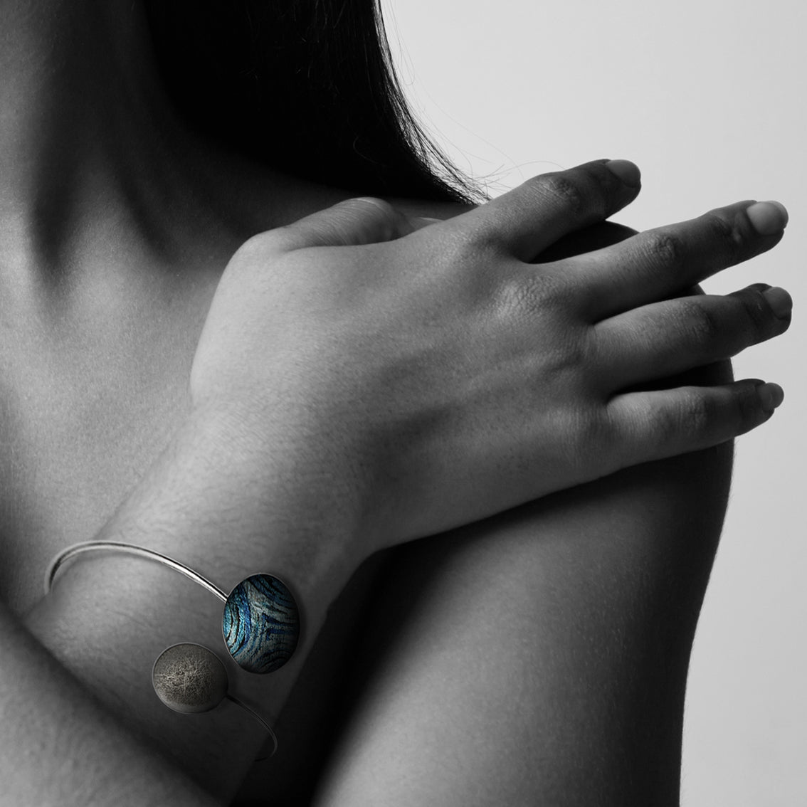 PAULINE GALLAGHER MINA BLUE ADJUSTABLE BRACELET - SD058