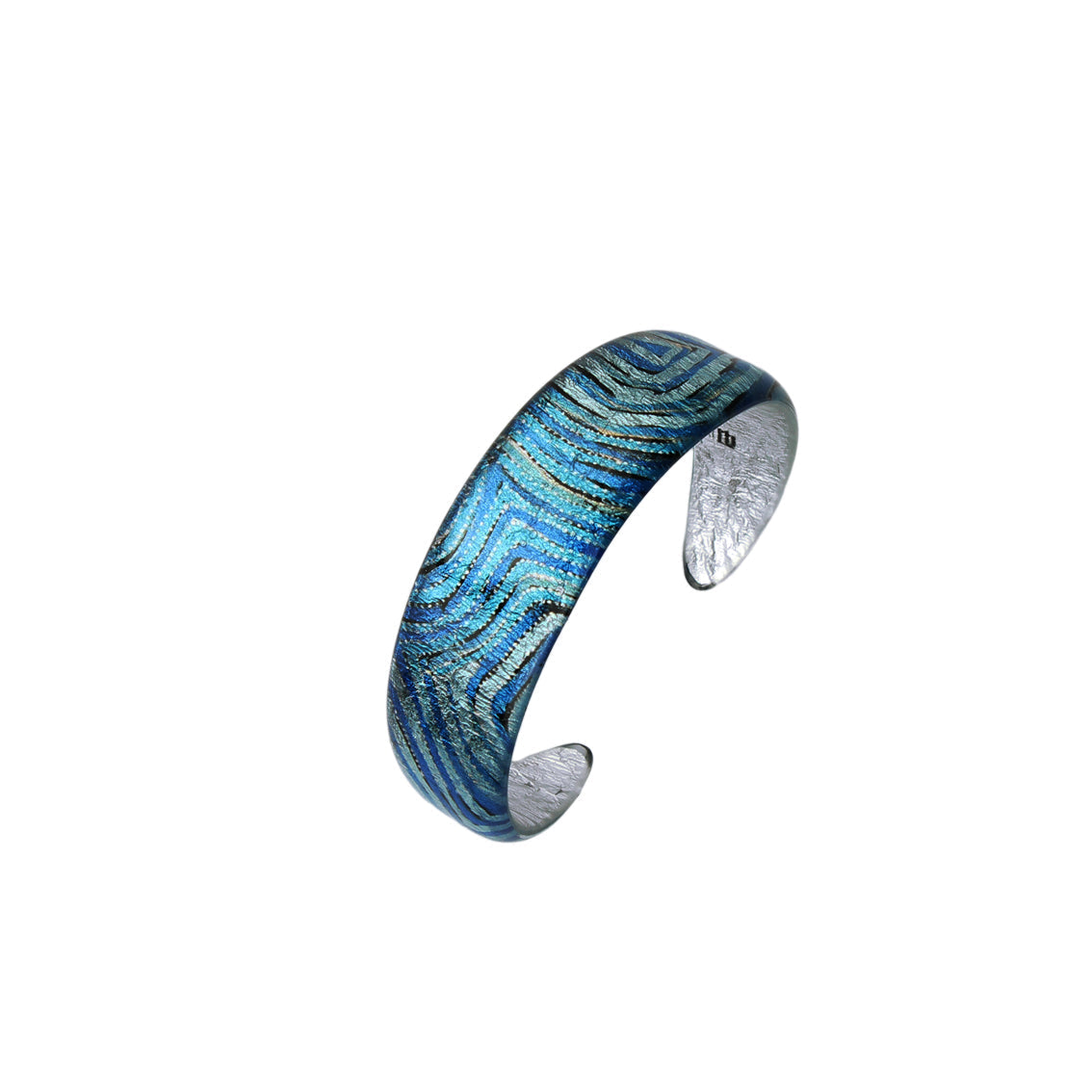 PAULINE GALLAGHER MINA BLUE ADJUSTABLE NARROW BRACELET - SD060