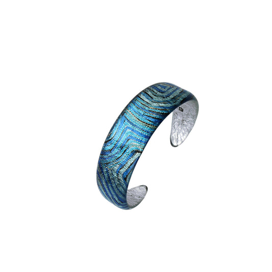 PAULINE GALLAGHER MINA BLUE ADJUSTABLE NARROW BRACELET - SD060