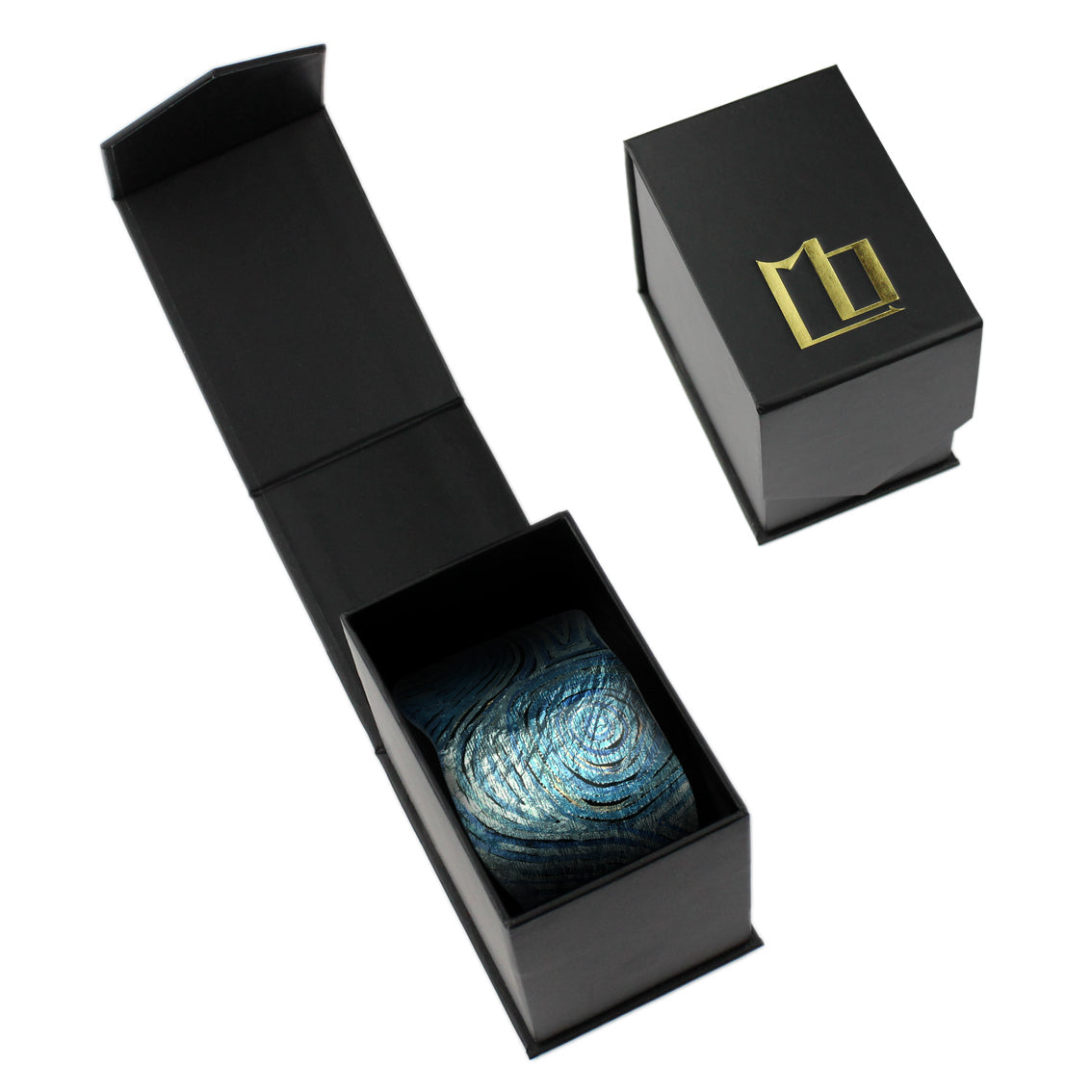 PAULINE GALLAGHER MINA BLUE ADJUSTABLE STATEMENT BRACELET - SD062