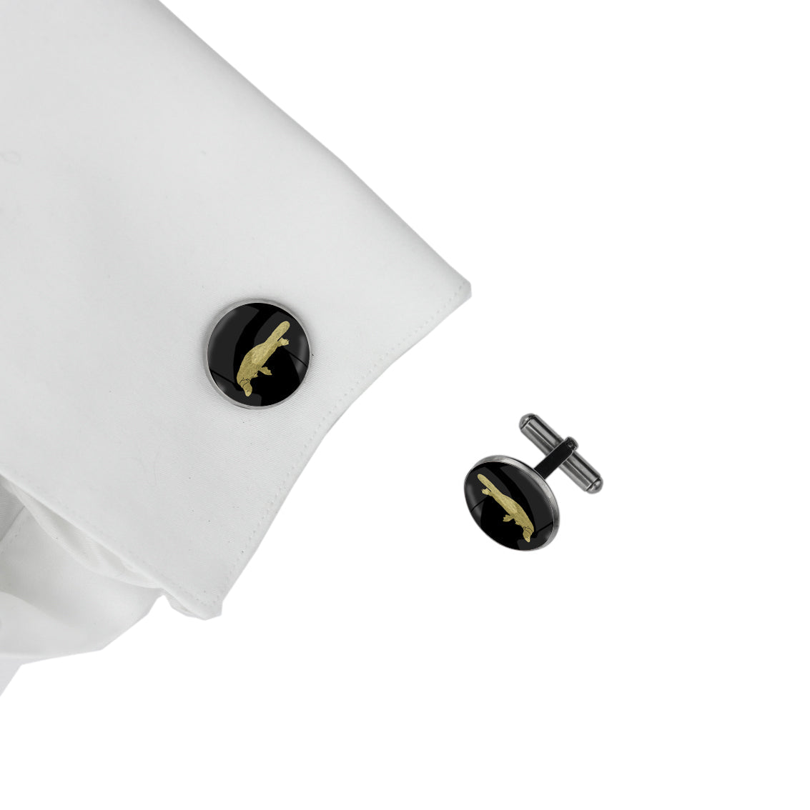 PLATYPUS CIRCLE ELEGANT CUFFLINKS - MFY180