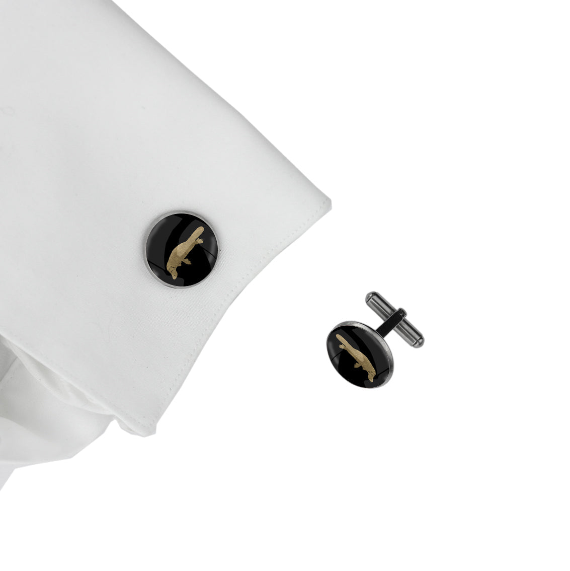 PLATYPUS CIRCLE ELEGANT CUFFLINKS - MFY180