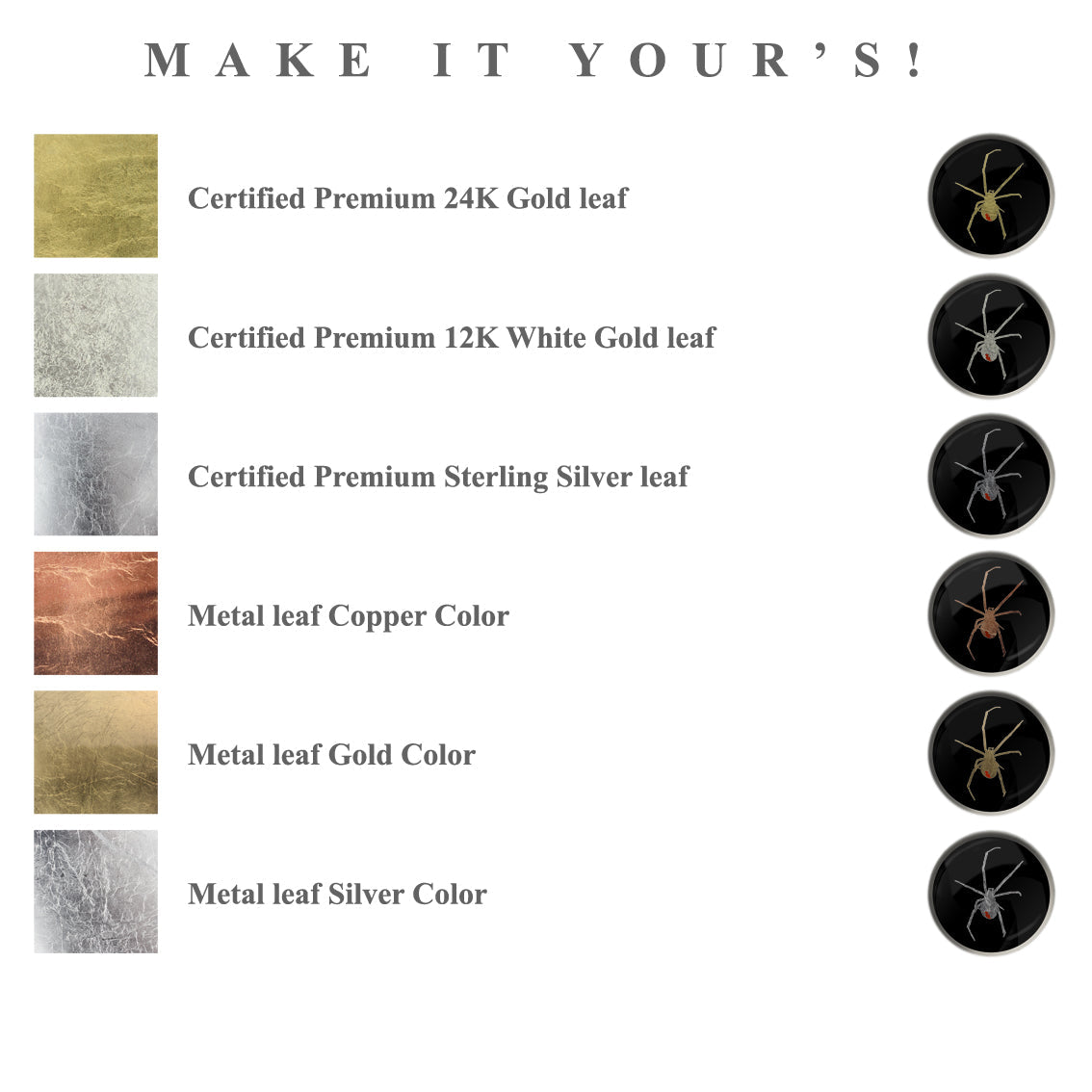 REDBACK CIRCLE ELEGANT CUFFLINKS - MFY198