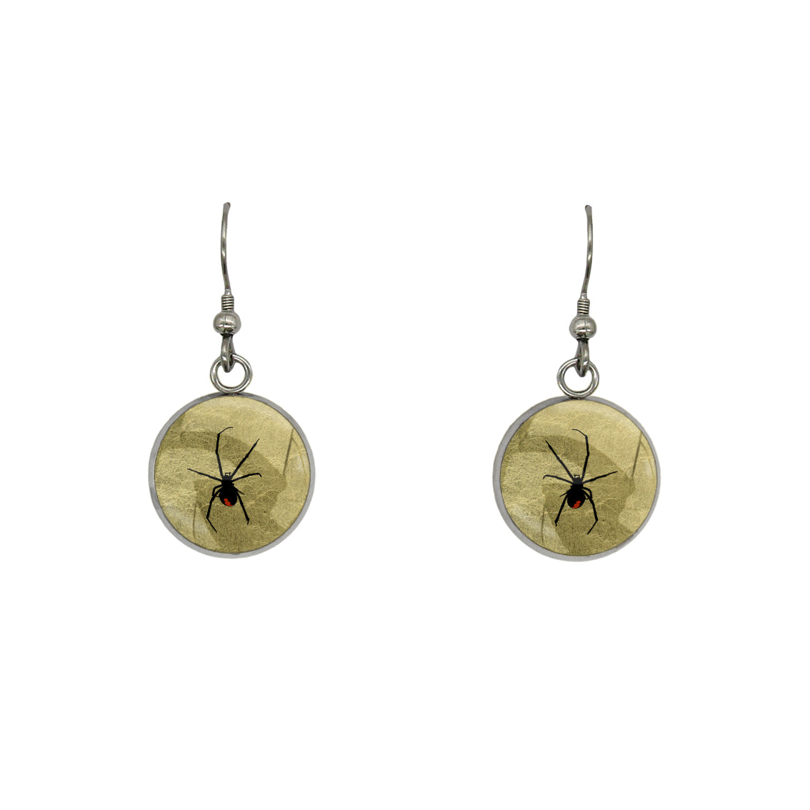 REDBACK DANGLE DROP CIRCLE EARRINGS - MFY199S - on Satchel