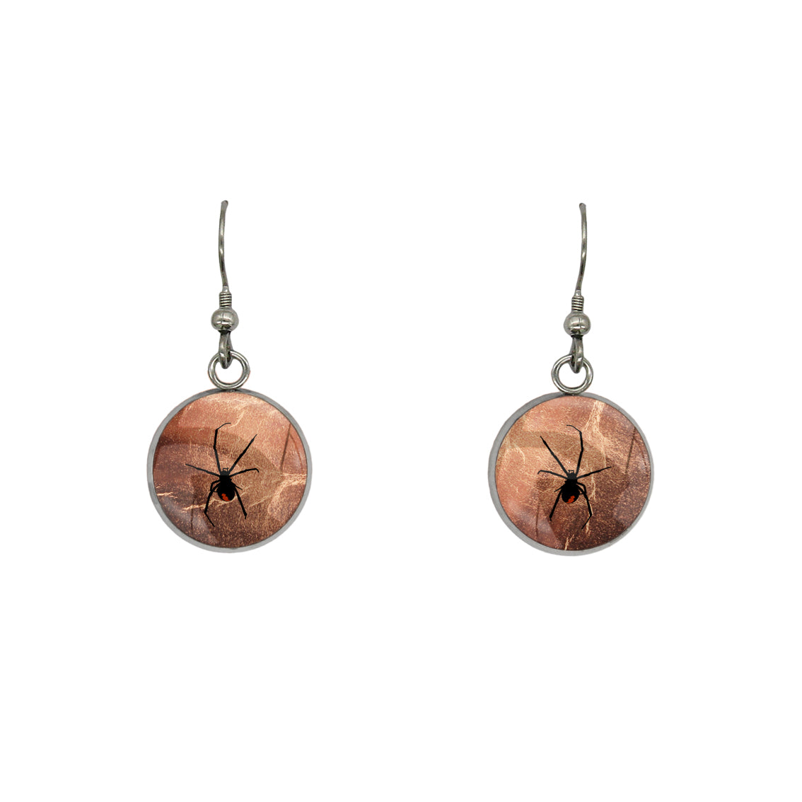 REDBACK DANGLE DROP CIRCLE EARRINGS - MFY199S - on Satchel