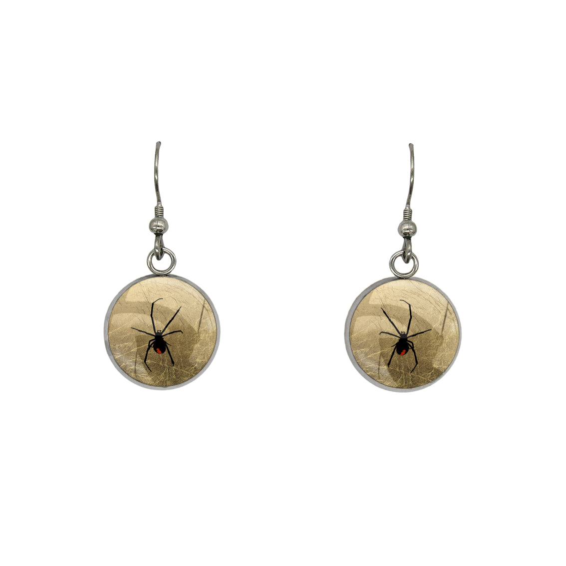REDBACK DANGLE DROP CIRCLE EARRINGS - MFY199S - on Satchel