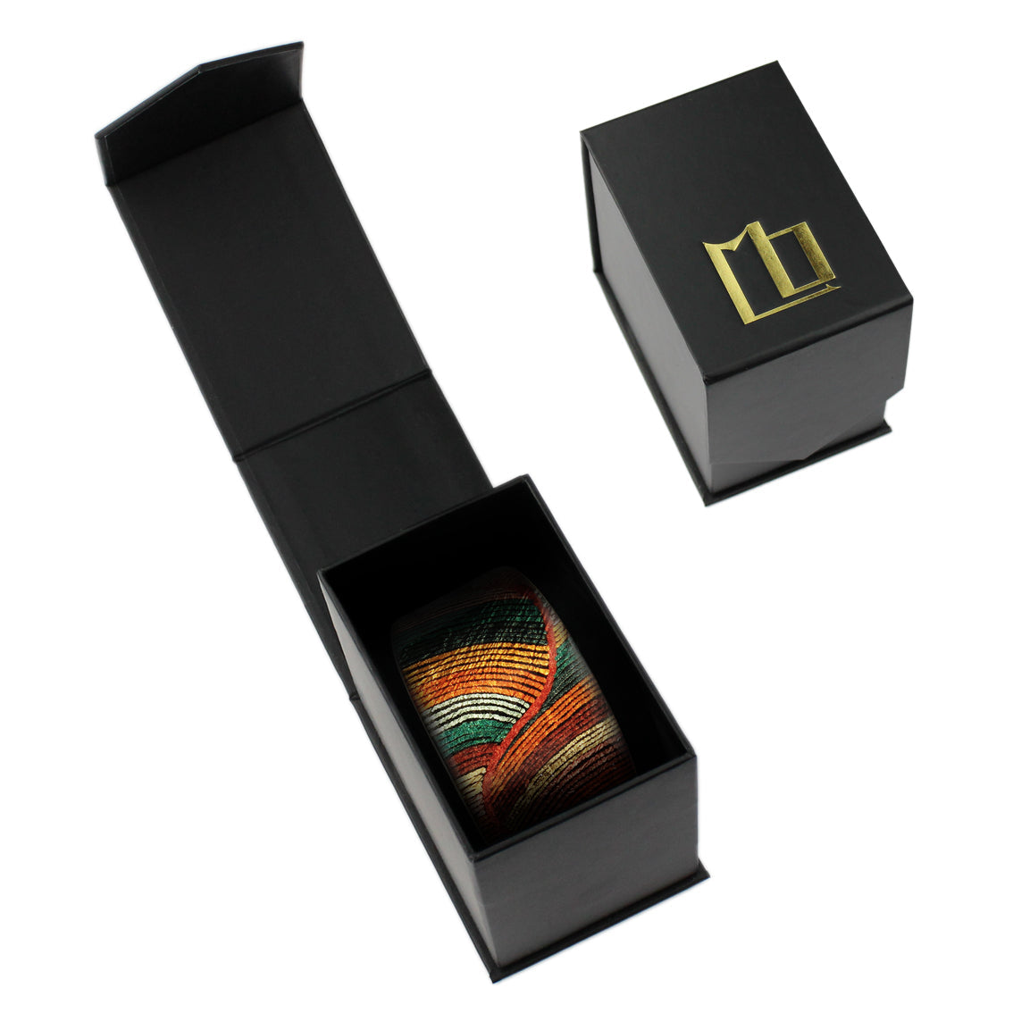 SELINA ORANGE ADJUSTABLE WIDE BRACELET - SD035