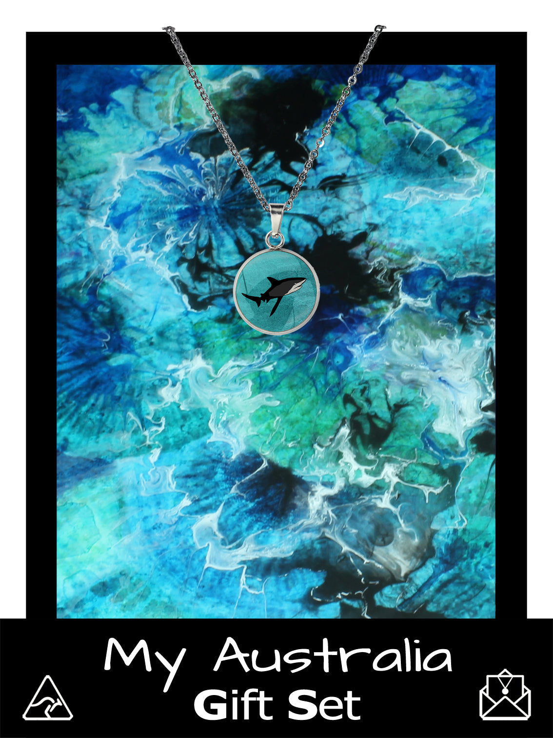 CARD AND YOUR FAVORITE AUSTRALIAN ANIMALS FROM THE OCEAN GIFT SET - MAG004