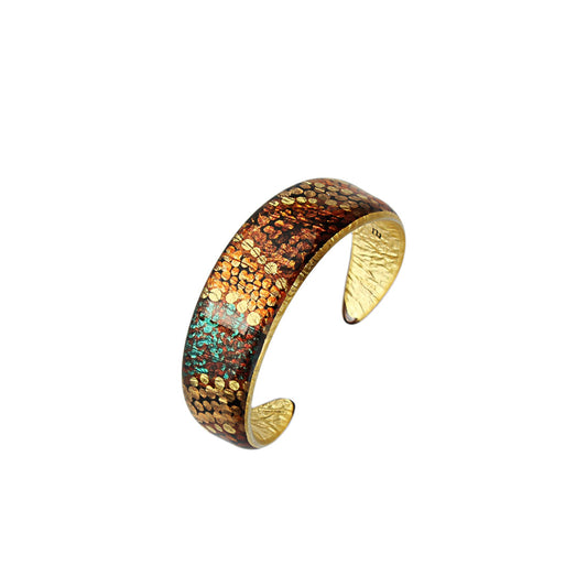 TESS ORANGE ADJUSTABLE NARROW BRACELET - SD186