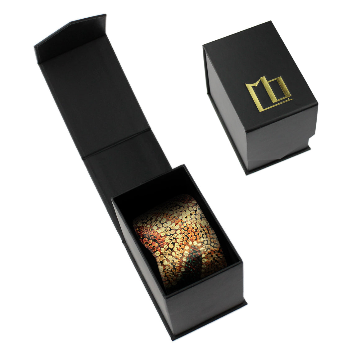 TESS ORANGE ADJUSTABLE STATEMENT BRACELET - SD188