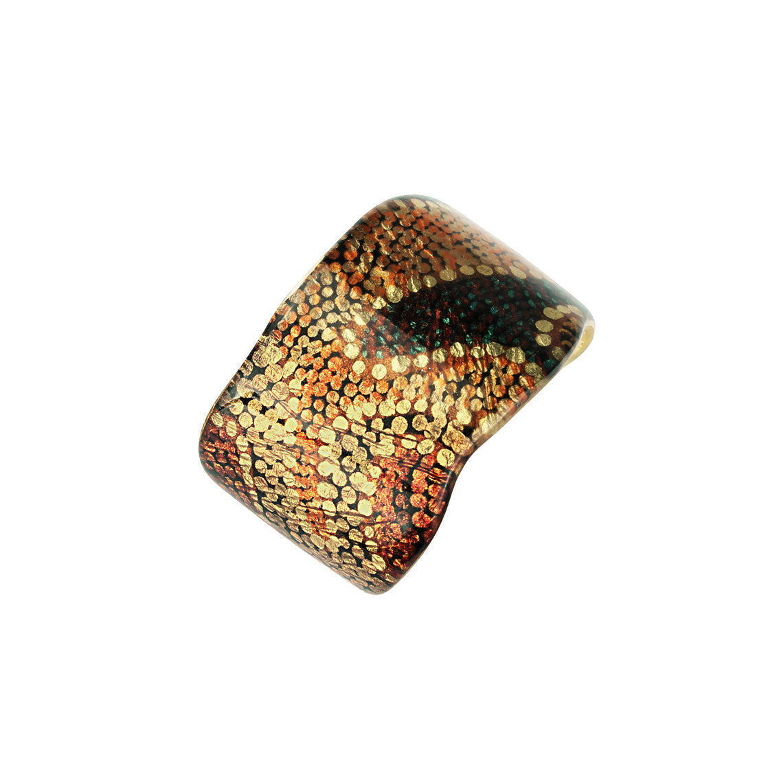 TESS ORANGE ADJUSTABLE STATEMENT BRACELET - SD188