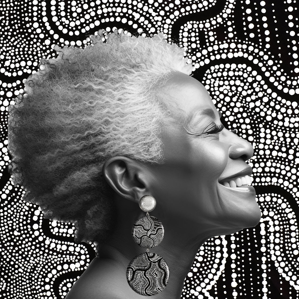 ATHENA TRIPLE DISC STATEMENT EARRINGS - ST045