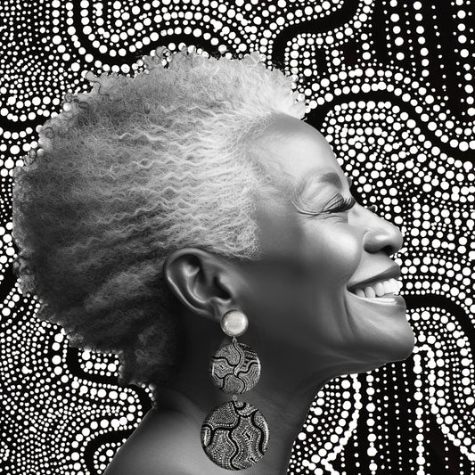 ATHENA TRIPLE DISC STATEMENT EARRINGS - ST045