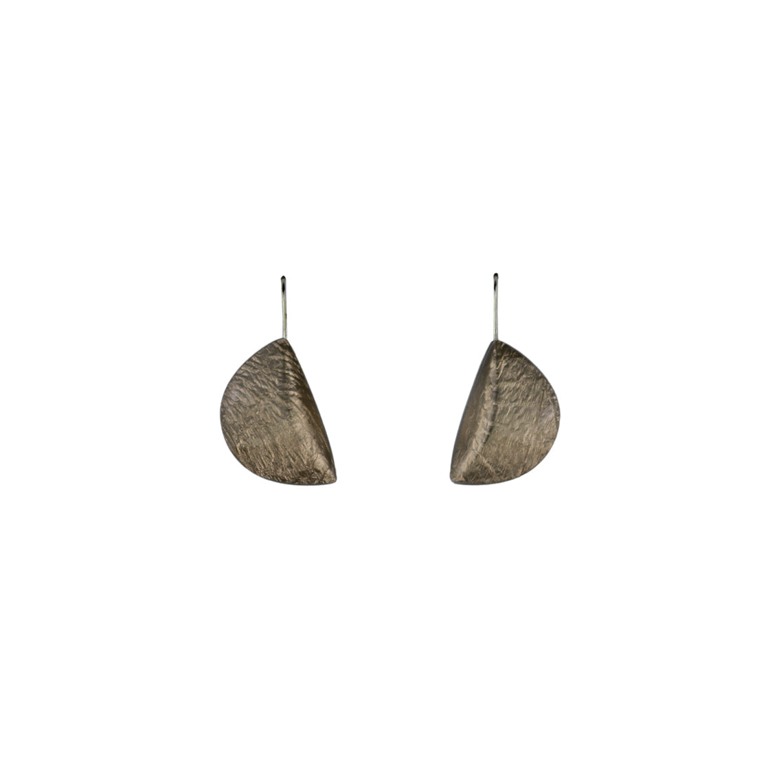 VIRGULE DANGLE HALF MOON SHAPE EARRINGS - F101